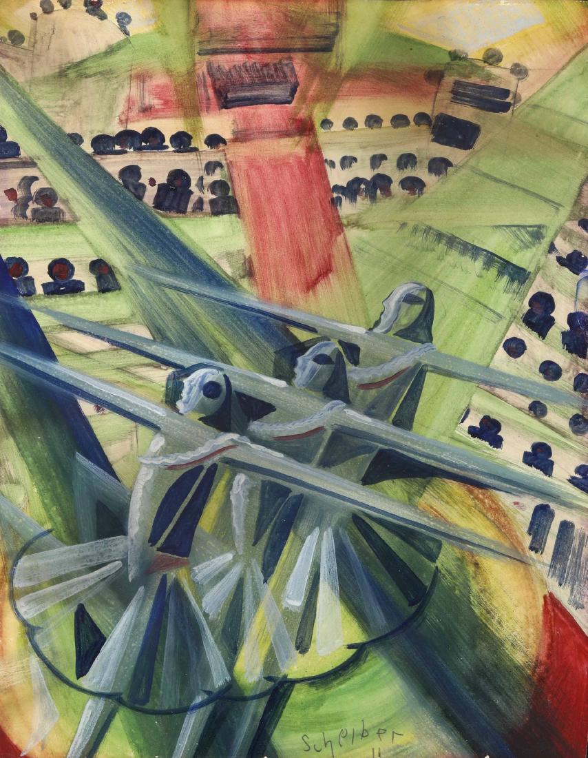 Hugo Scheiber (1873-1950), Aeropittura futurista (1 of 2)