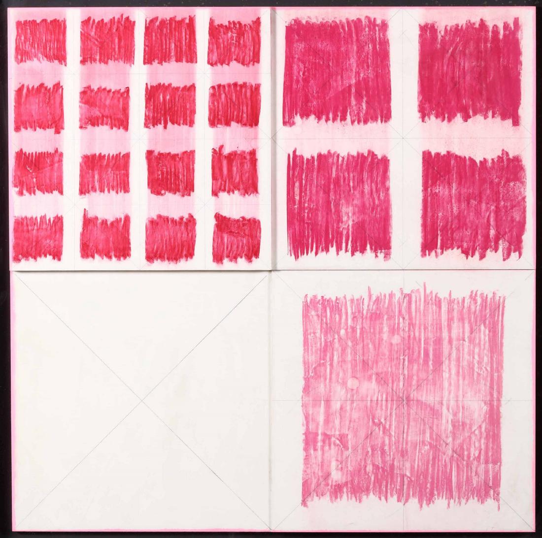 Giancarlo Bargoni (1936), A 71, 1973: tecnica mista su compensato, cm 79x79 firmato, intitolato e datato al retro, Provenienza: Galleria Rotta, Genova, ivi acquistato dallâ€™attuale proprietario