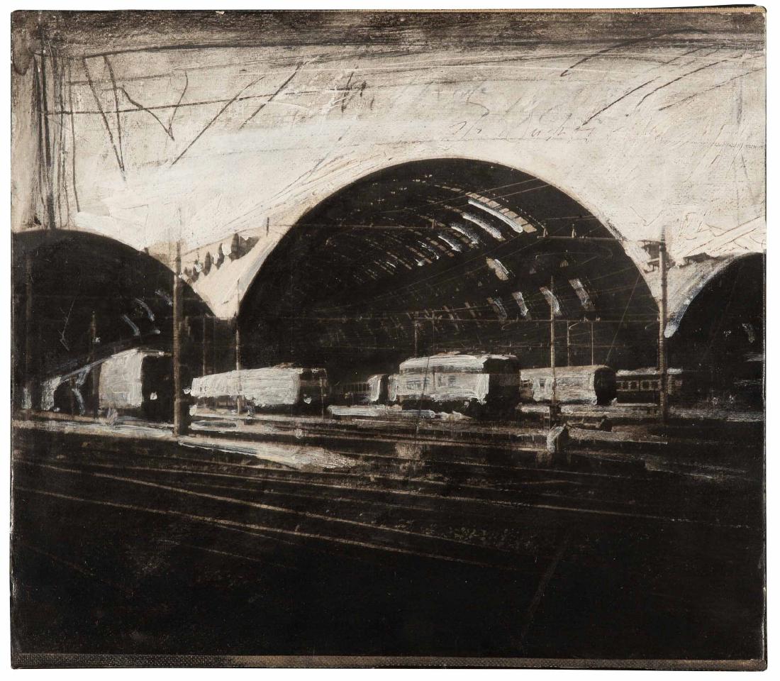 Jonathan Guaitamacchi (1961), Milano, 2003: olio su tela, cm 35x40 firmato, intitolato e datato al retro