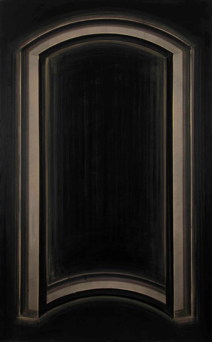 Marco Tirelli (1956), Untitled 1989: Oil on canvas Cm 243 x 152 Signature on the back