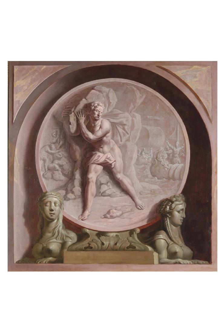 Antonio Basoli (Castel Guelfo 1774 - Bologna 1843),: olio su tela, cm 104x104, GiÃ Asta 45 Porro & C., 14/5/2008, lotto 269