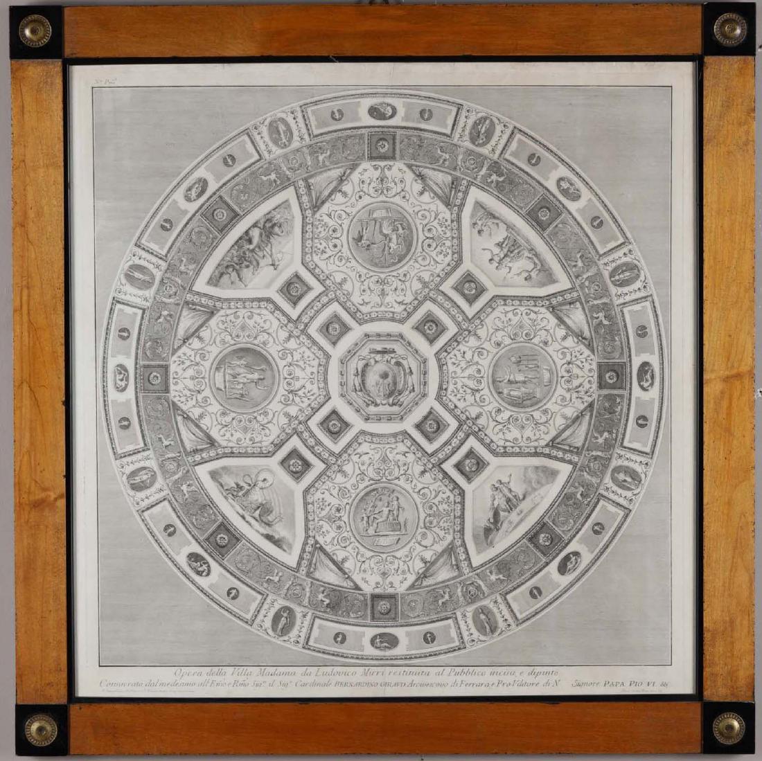 Incisione raffigurante opera della Villa Madama da (1 of 1)