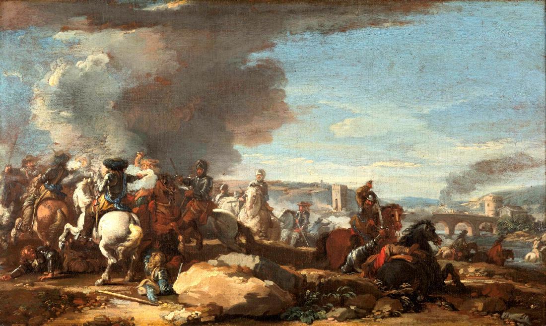 Pandolfo Reschi (1643-1699), Battaglia con cittÃ  sullo (1 of 1)