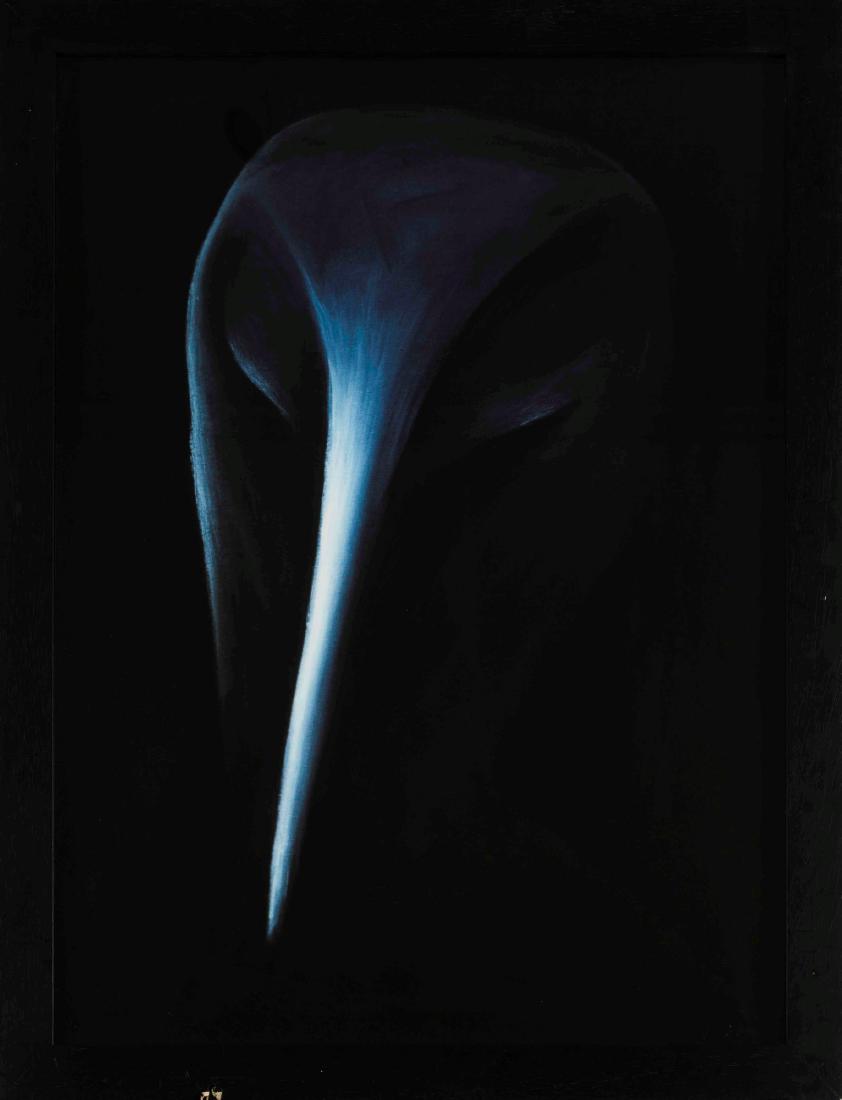 Gino De Dominicis (1947-1998), Opera obiqua, 1989: photo, cm 69x50 signed, dated and dedictaed at the back