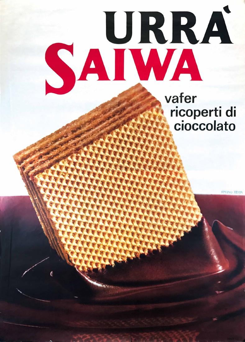Armando Testa (1917-1992), URRAâ€™ SAIWA, THE CHOCOLATE (1 of 1)