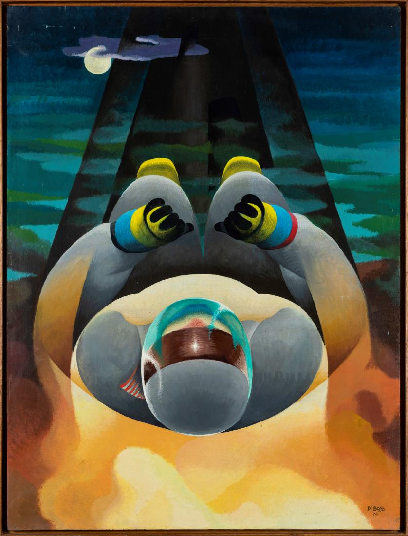 Renato Di Bosso (1905-1982), Apollo 11 - aeropittura, (1 of 6)