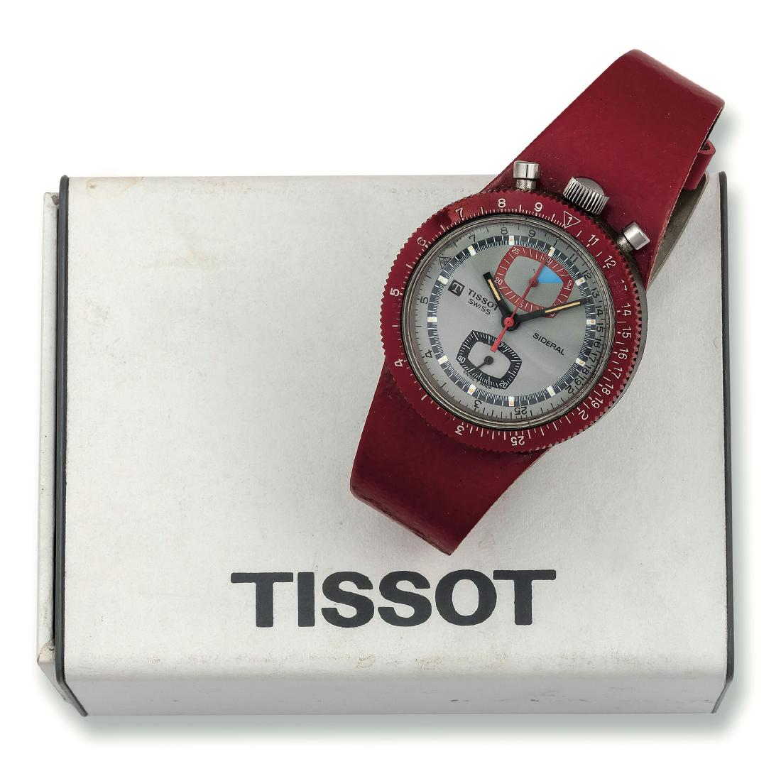 Tissot. Fine, fiberglass chronograph wristwatch with (1 of 1)