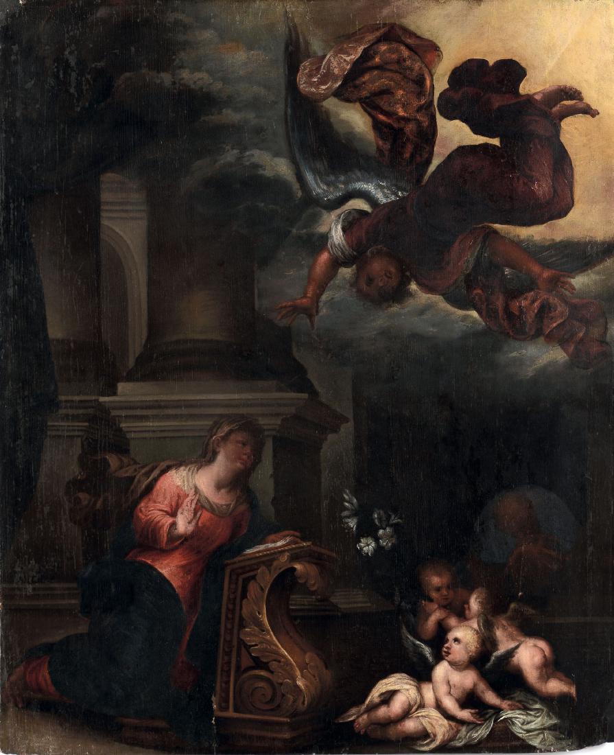 Andrea Ansaldo (1584-1638), attribuito a, Annunciazione (1 of 3)
