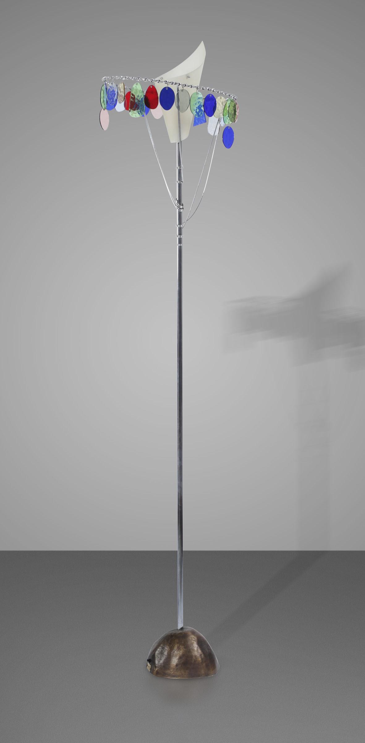 Tony Cordero, a mod. Sibari floor lamp with a chromed (1 of 1)