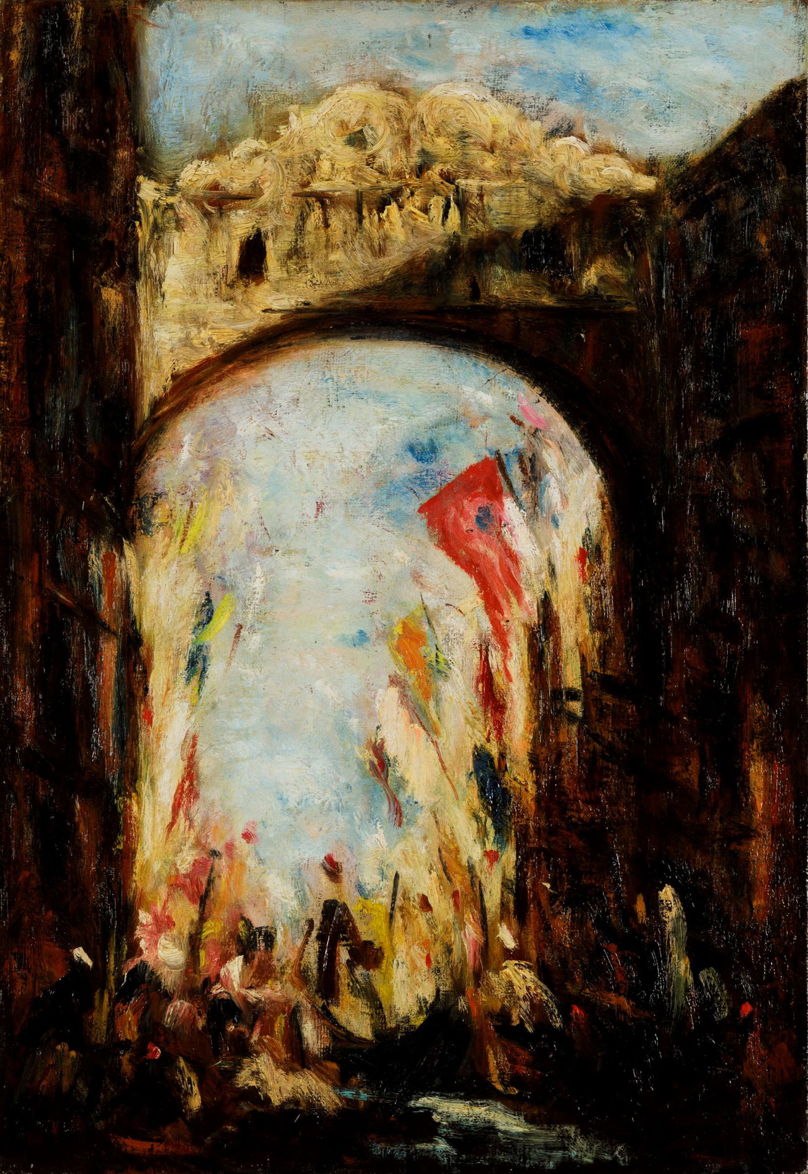 FÃ©lix Ziem (1821-1911), Senza titolo: olio su tela, cm 55x38, Bibliografia: Catalogo Generale Esposizioni: Tableaux provencaux tableaux modernes, Gabrille Ionesco, 1992