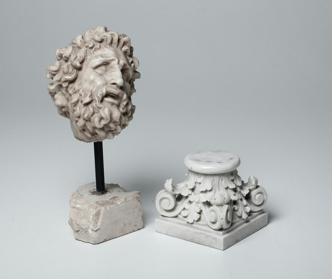 Testa di Laocoonte Conglomerato marmoreo XX secolo, (1 of 1)