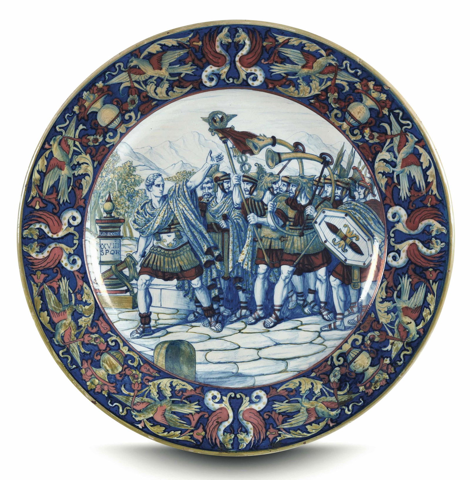 Coppia di piatti Gualdo Tadino, manifattura di Daria (1 of 4)