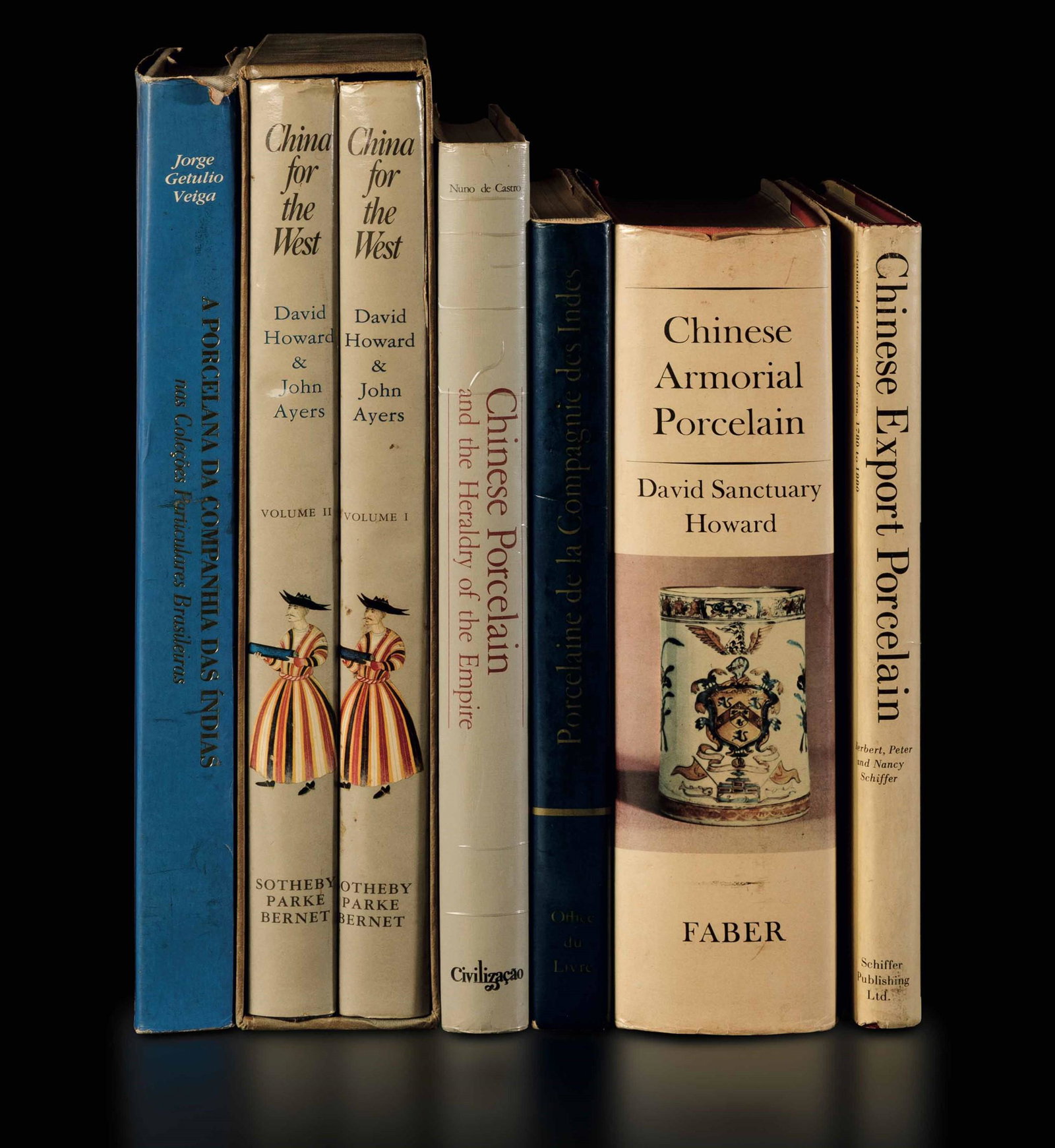 A collection of seven books on Chinese Ceramics (1 of 1)