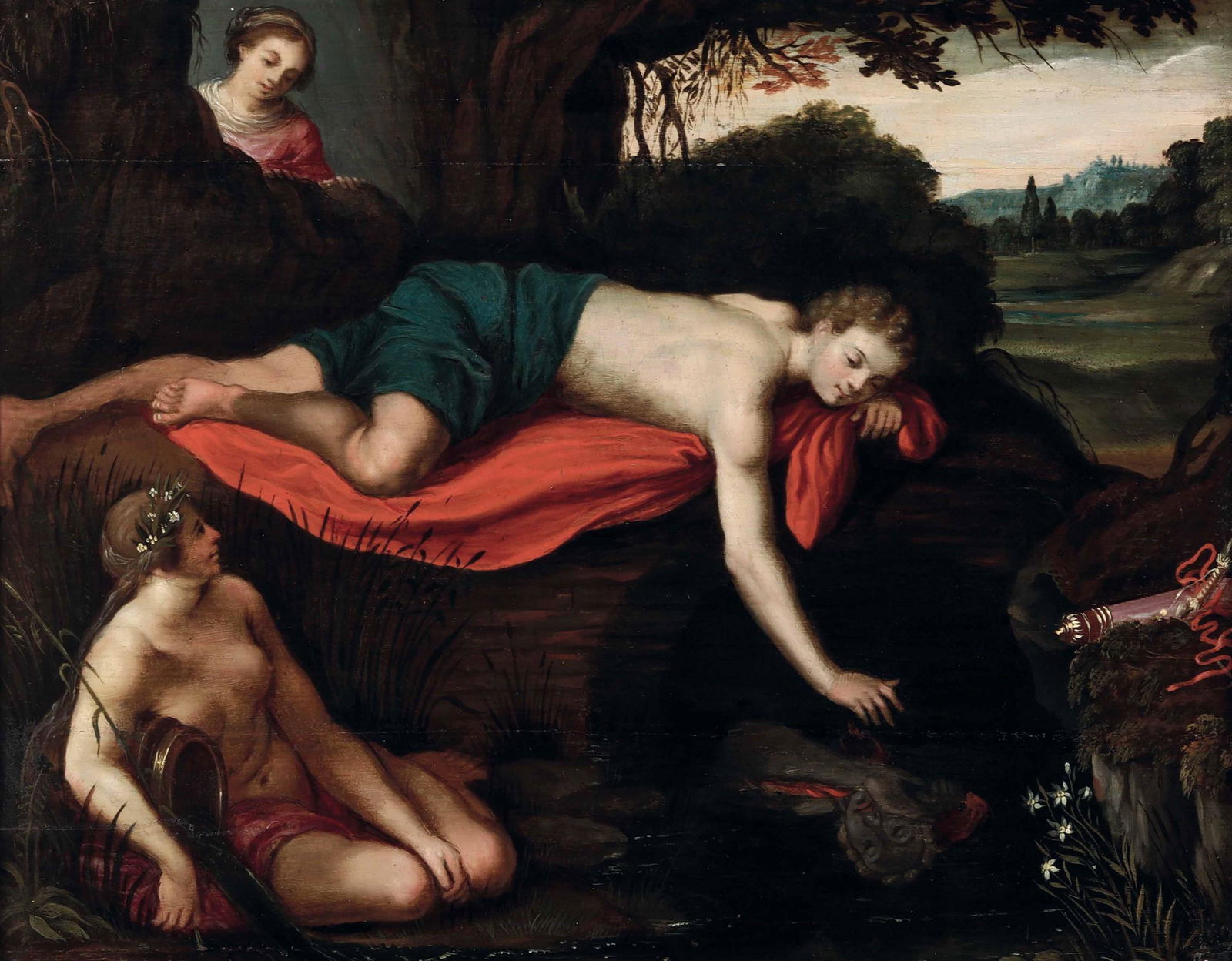 Scuola del Nord Europa del XVII secolo, Narciso (1 of 3)