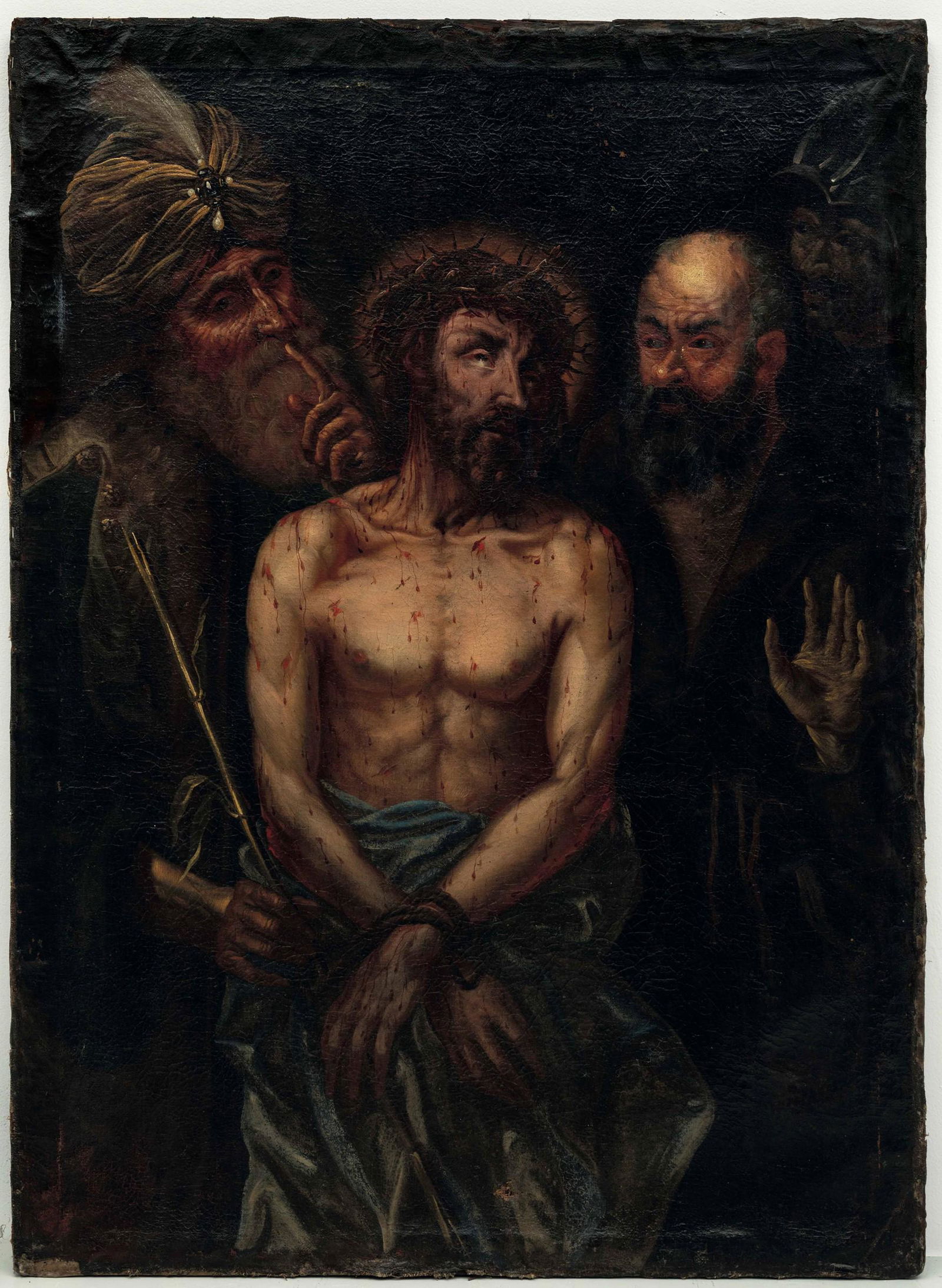 Antonio Campi (Cremona 1524-1587), attribuito a, Il: olio su tela, cm 132x95