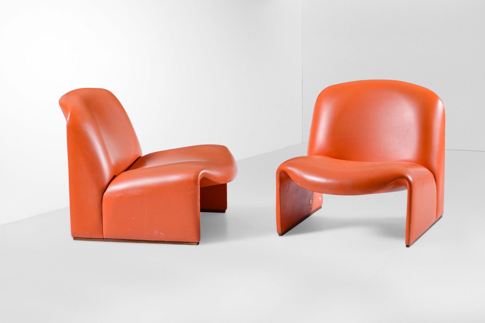 Coppia di poltrone con struttura in metallo e (1 of 1)