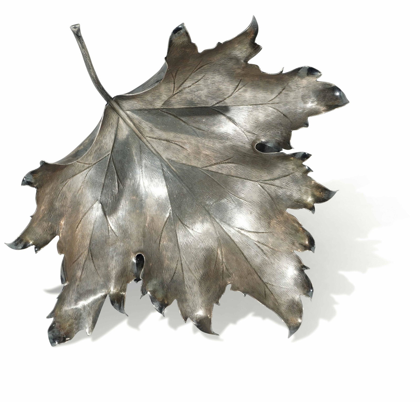 Grande foglia di vite, Mario Buccellati Argento fuso, (1 of 2)