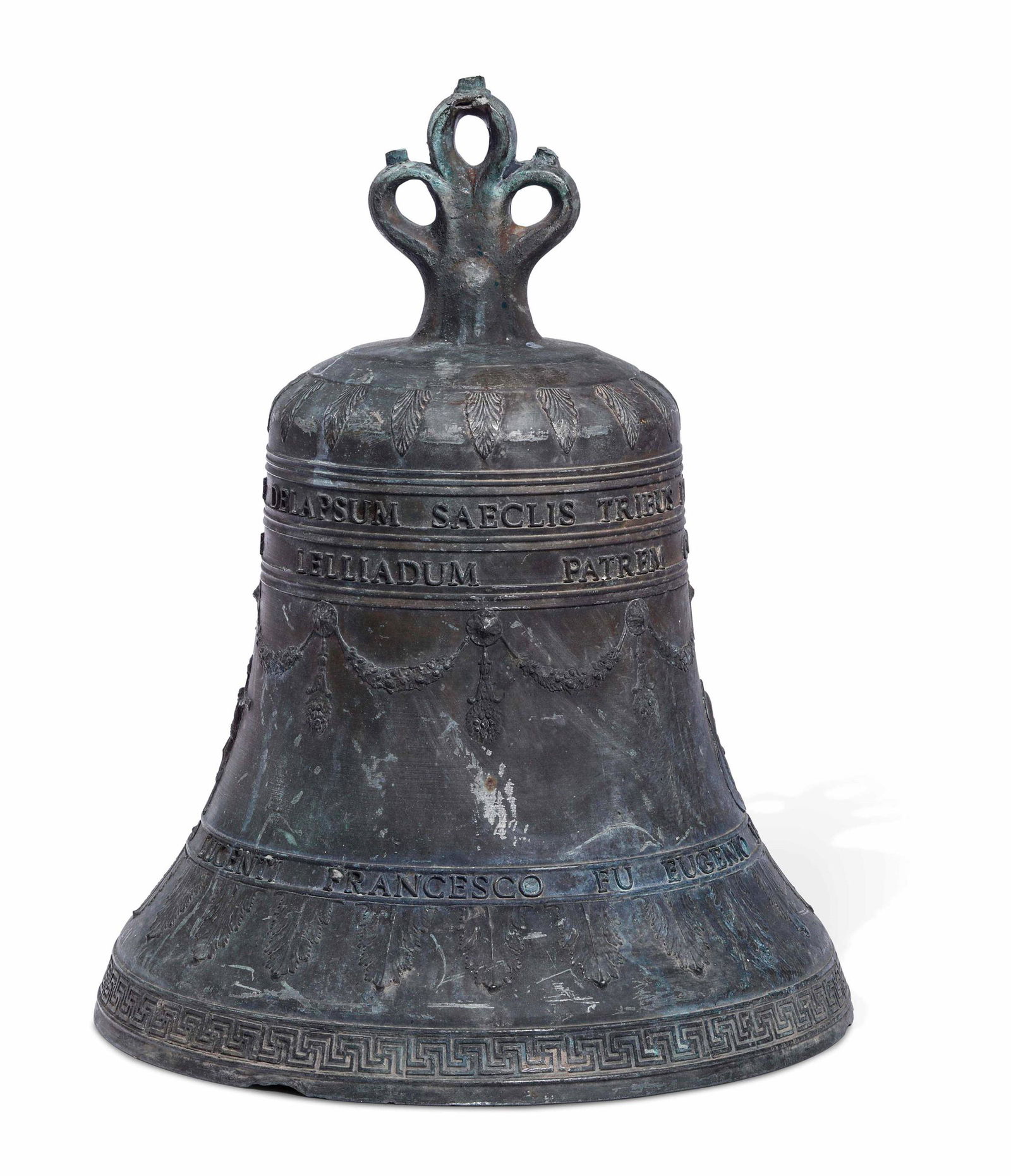 Campana Bronzo fuso Fonditore Lucenti Francesco, Roma, (1 of 1)