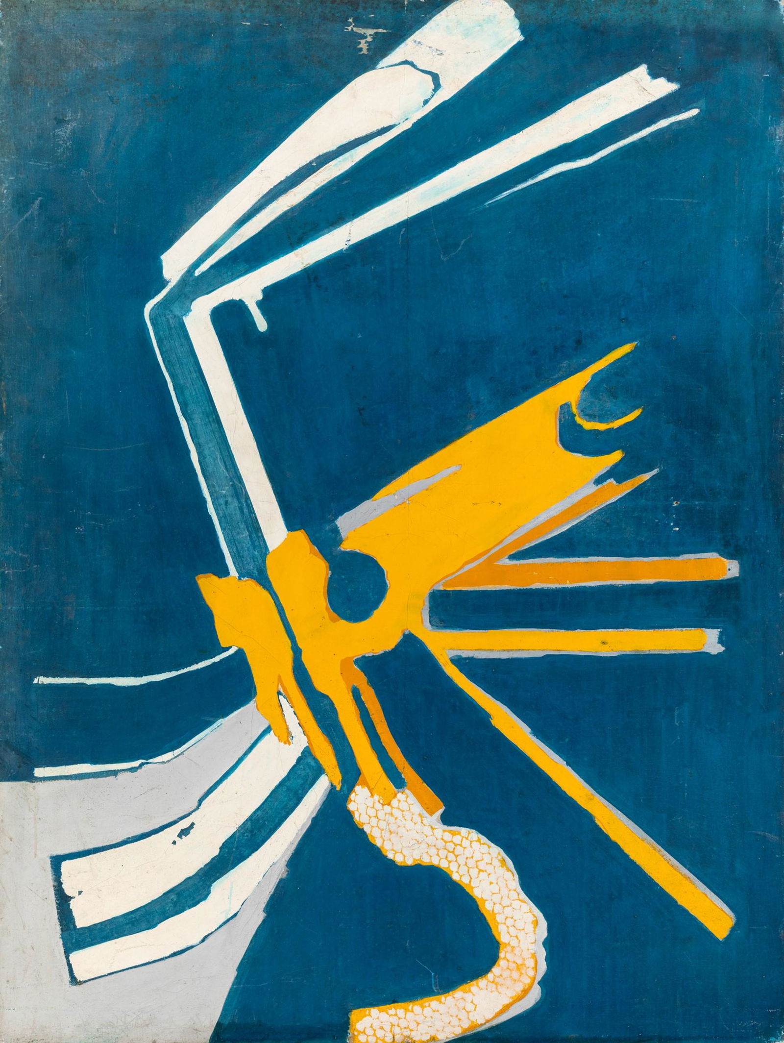 P. Cotani, Untitled, 1987: Paolo Cotani (1940-2011). Oil on canvas. 160x120cm. Signed and dated