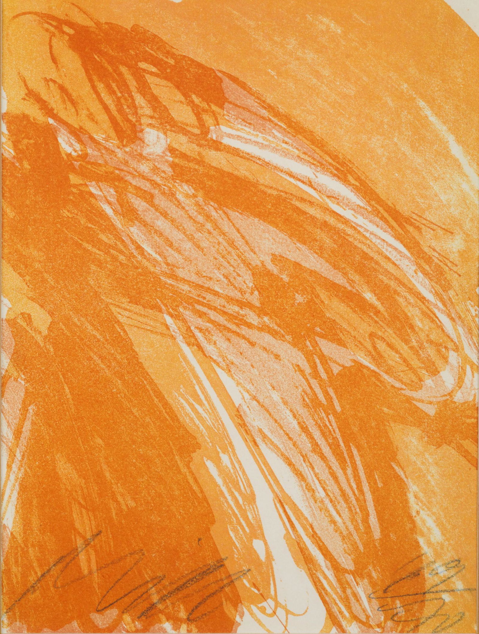 Josef Mikl (1929-2008), Senza titolo, 1969/70: tecnica mista su carta, cm 31x23,5firmato in basso a sinistra, datato in basso a destra Provenienza: Collezione privata, Milano