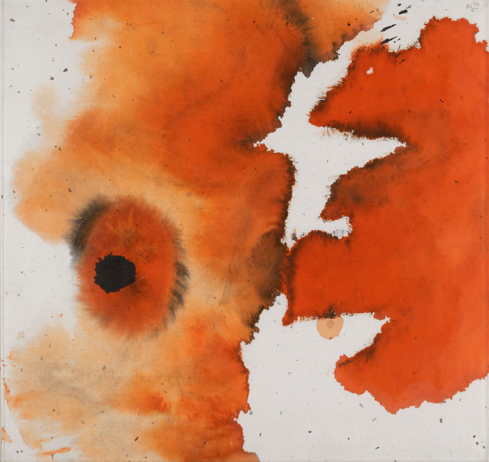 Minjung Kim (1962), Viaggio in Marocco II, 1998: acquerello e inchiostro su carta di riso, cm 45x50