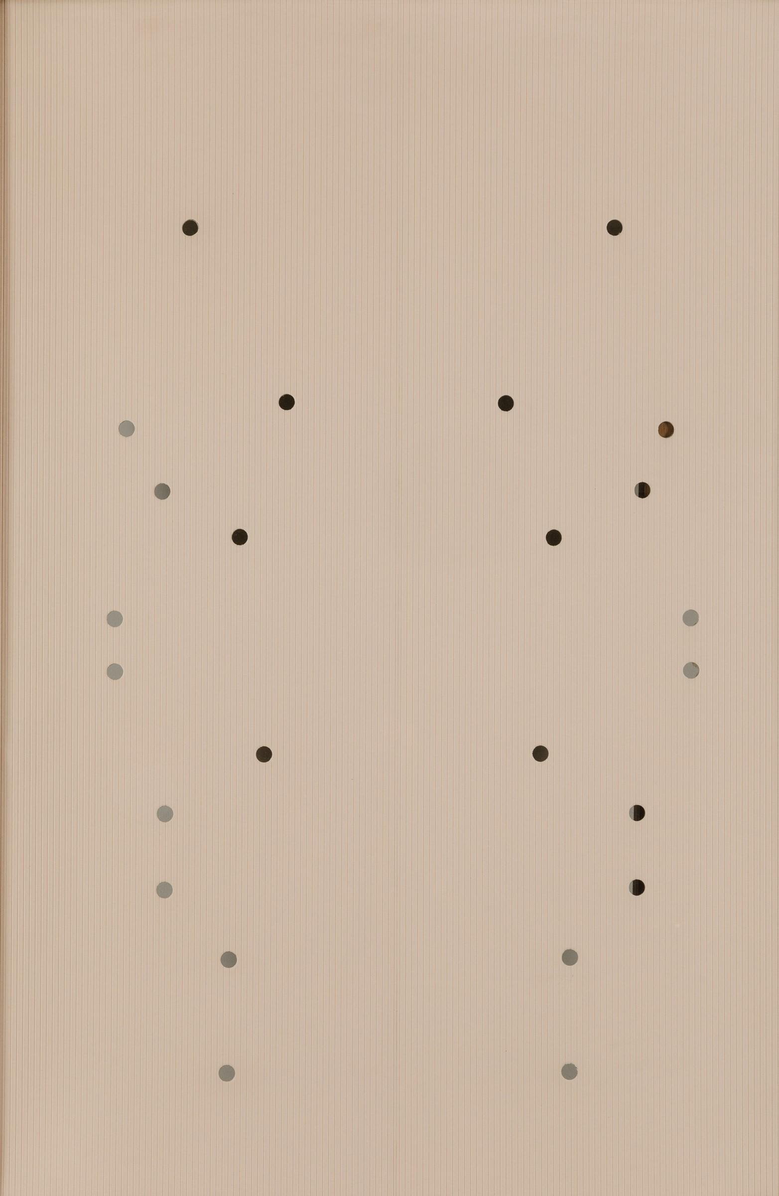Alberto Garutti (1948), Senza titolo, 1992: tecnica mista su cartoncino, cm 120x89,5 firmato e datato al retro. Provenienza: Collezione privata, Milano