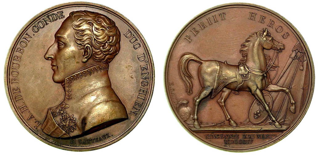 Fucilazione Del Duca Di Enghien., Medaglia Di Bronzo