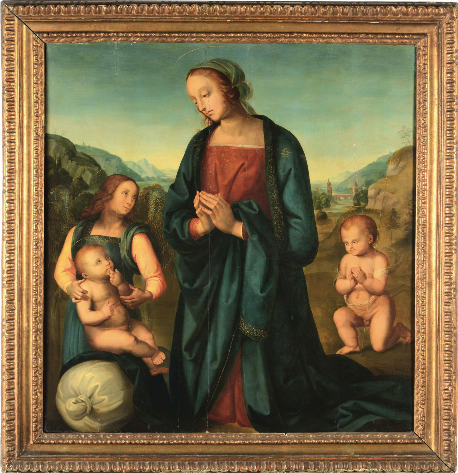 di Cristoforo Vannucci Pietro copia da, Madonna del Sacco (1 of 1)