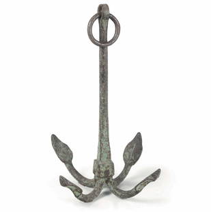 Ancora in ferro forgiato. XX secolo: H. 50 Cm