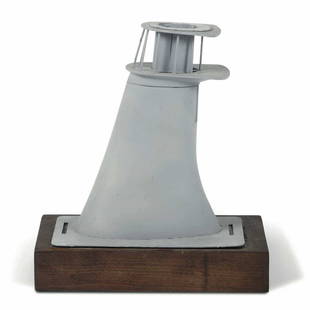 Modello di ciminiera, XX secolo: W. 28 - D. 13 - H. 31 Cm