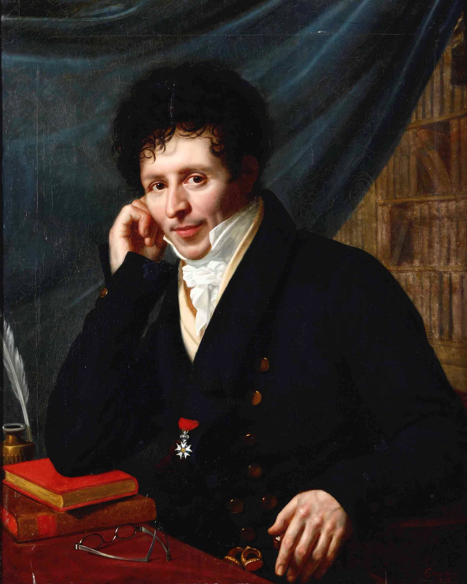 Germain Jean Baptiste Louis, Ritratto di gentiluomo con onorificenza dellâ€™ordine dei Cavalieri di (1 of 3)