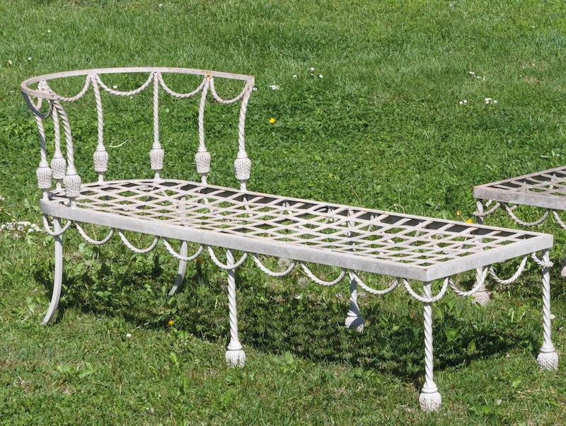 Buzzi Tomaso, An iron chaise longue, 1950 ca. (1 of 1)