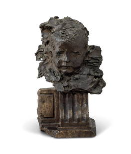 Medardo Rosso 1858 Torino-1928 Milano: firma incisa alla base del bronzo I soggetti infantili sono tra i piÃ¹ amati da Medardo. Testa di bimbo Ã¨ unâ€™opera unica nel suo genere. Lâ€™esecuzione si colloca poco prima del suo t