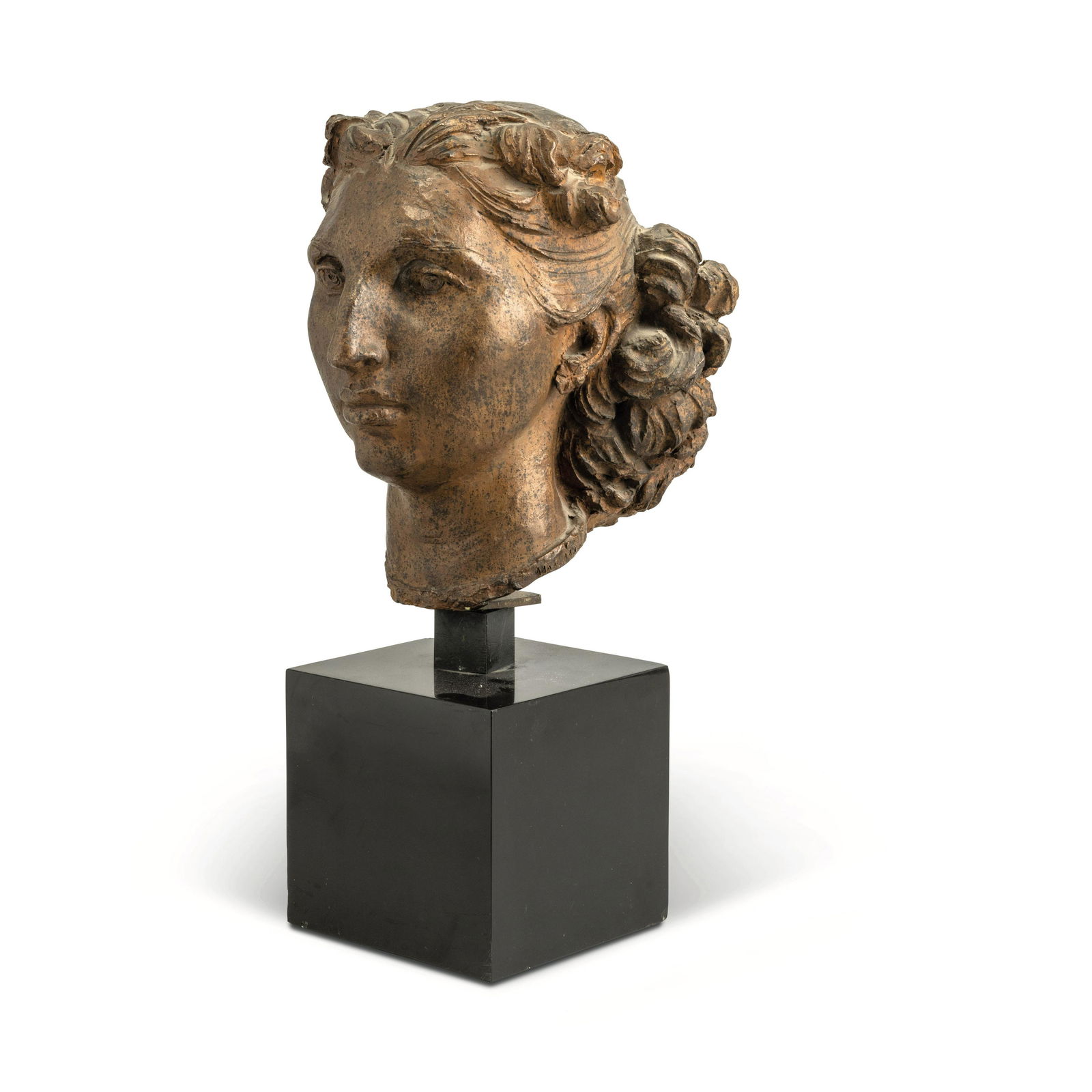 Francesco Messina 1900 Linguaglossa (CT)-1995 Milano: firma incisa sulla base del collo