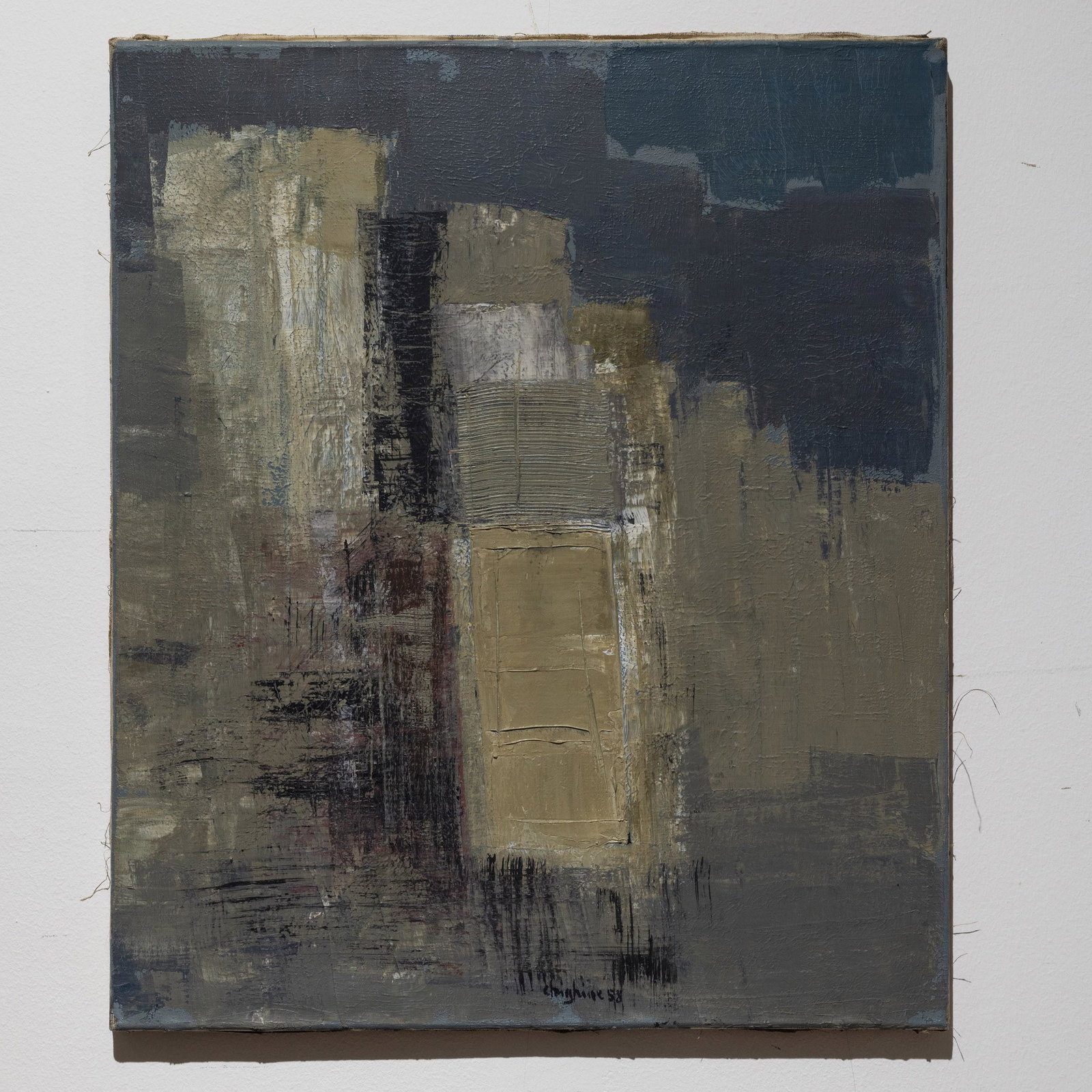 Alfredo Chighine 1914 Milano-1974 Pisa: firmato e datato in basso al centro