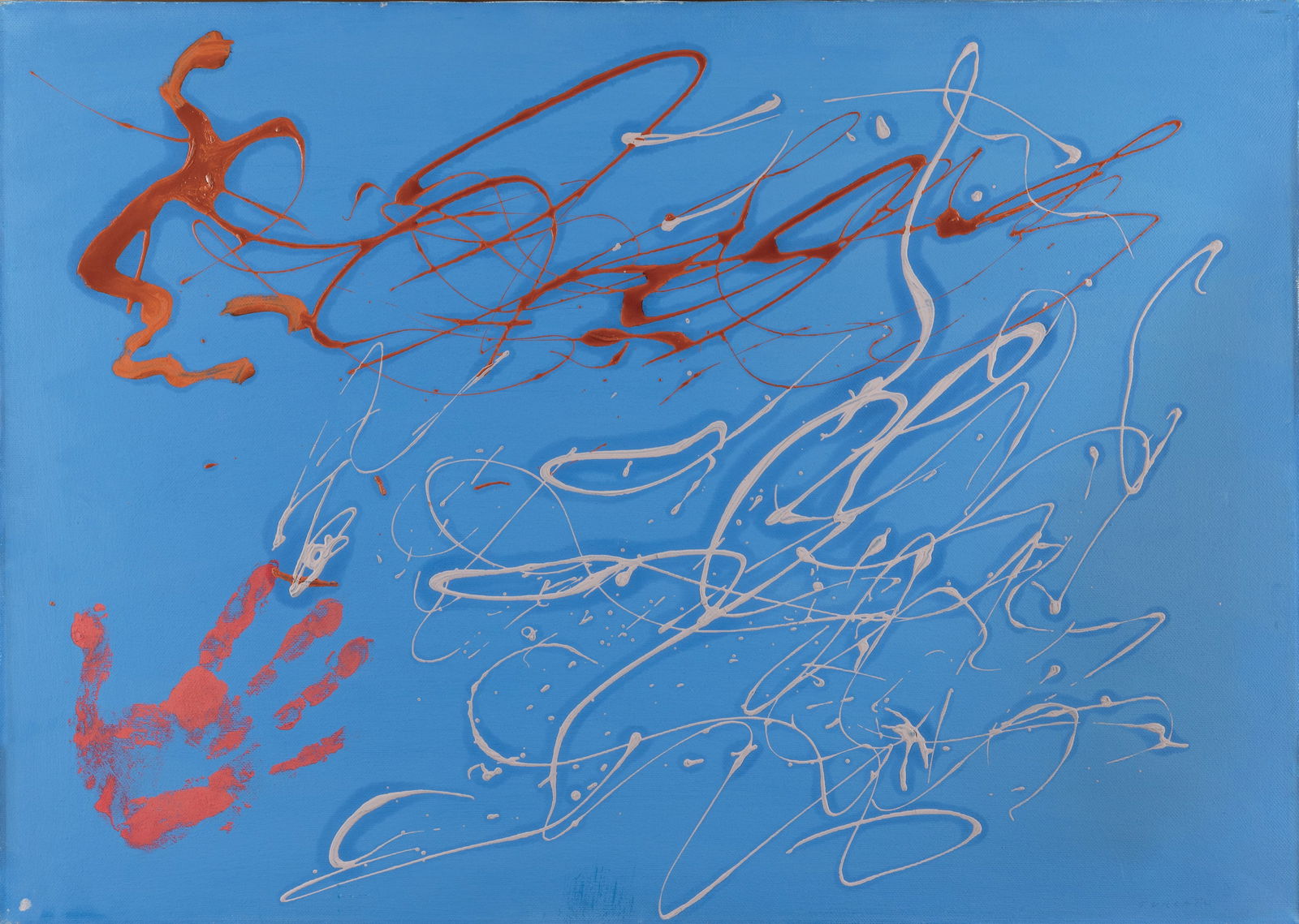 Giulio Turcato: firmato in basso a destrafirmato, intitolato e dedicato al retro