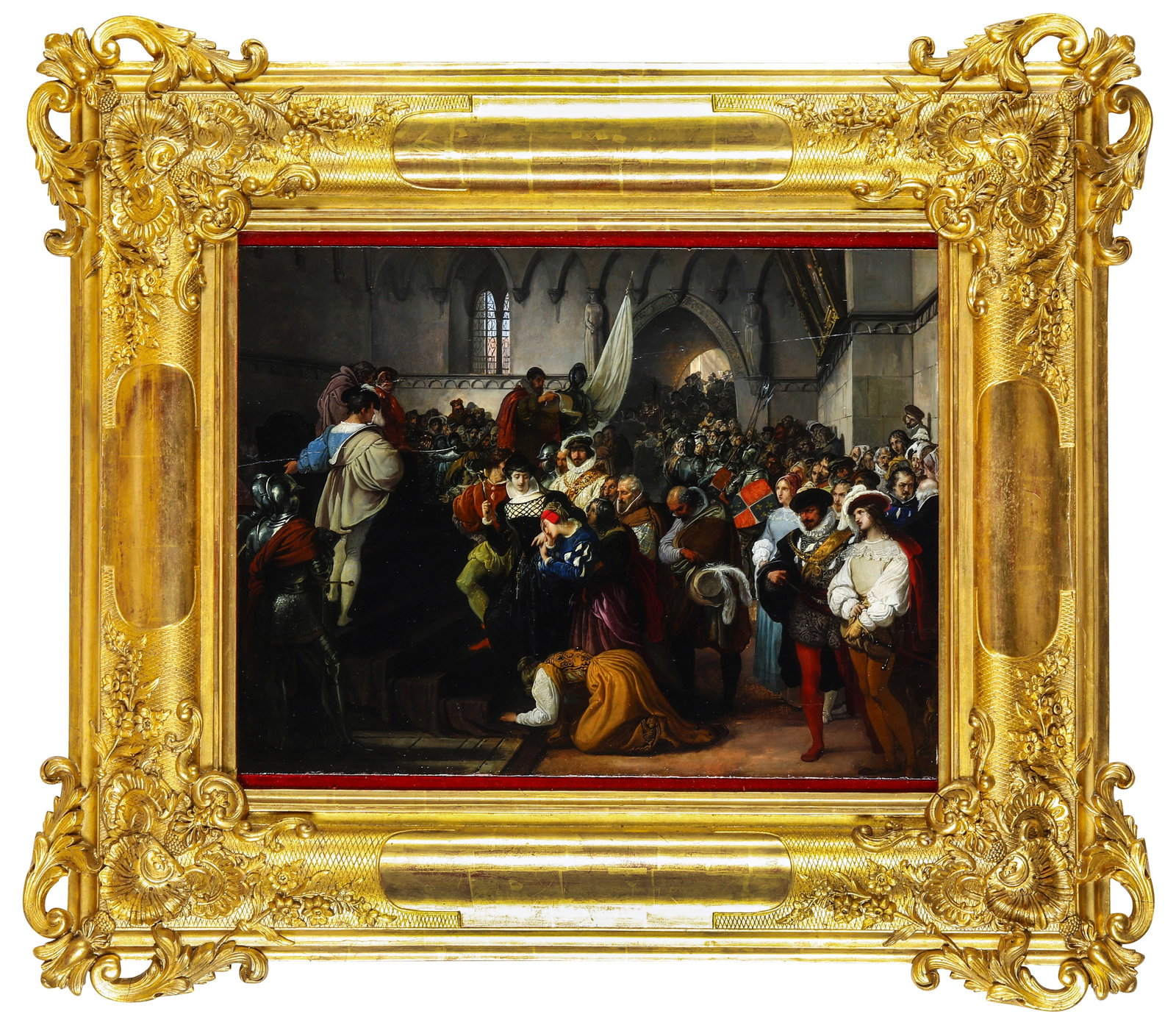 Francesco Hayez 1791 Venezia-1882 Milano Maria Stuarda condotta al supplizio: - Elenco ms. s.d., I, Quadri storici ed allegorici, n. 19- F. Hayez, Le mie memorie, con appendice a cura di G. Carotti e con discorso di E. Visconti Venosta, Milano 1890, p. 275- F. Mazzocca, Frances