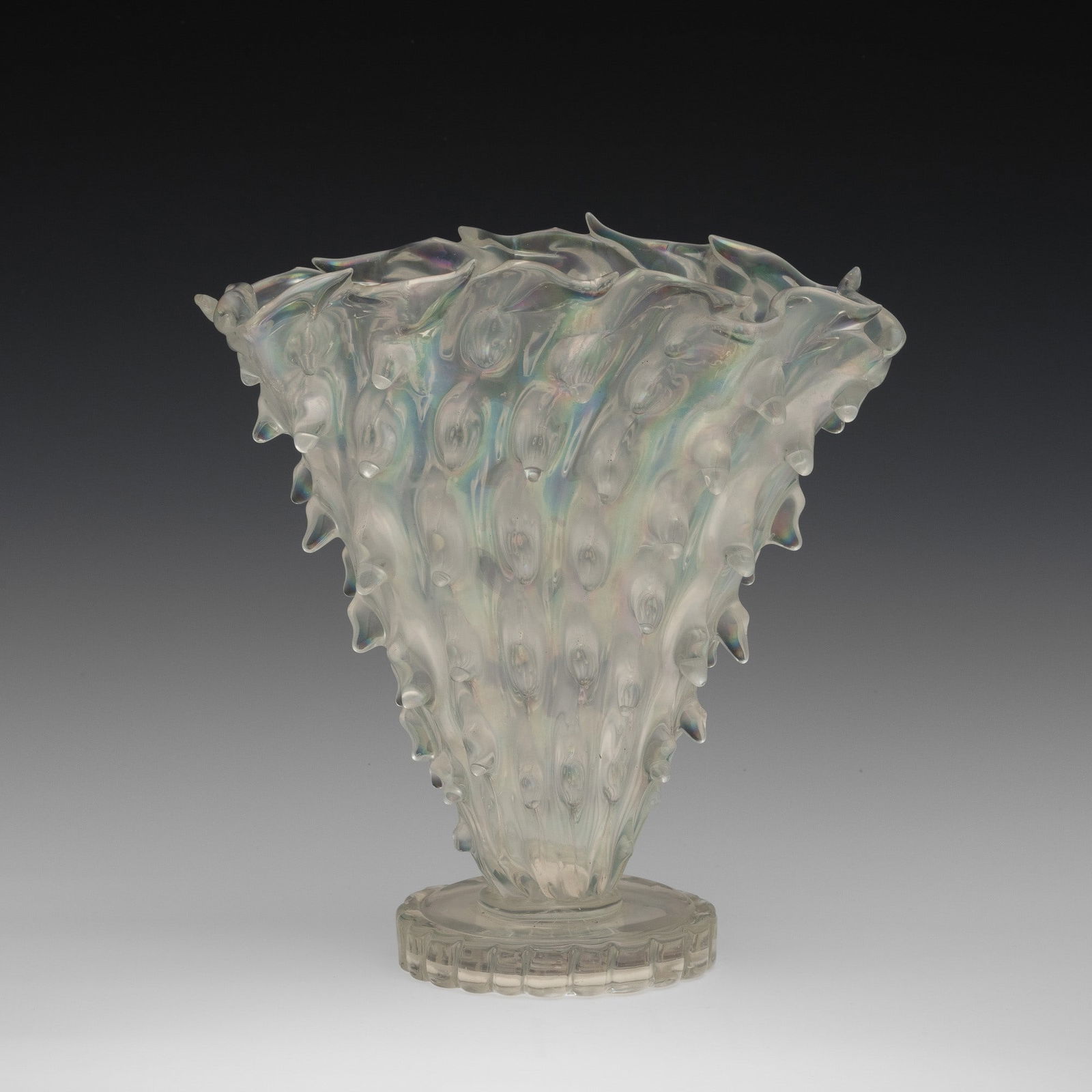 Ercole Barovier 1889-1972 Ferro Toso Barovier, Murano, 1940 ca. (1 of 9)