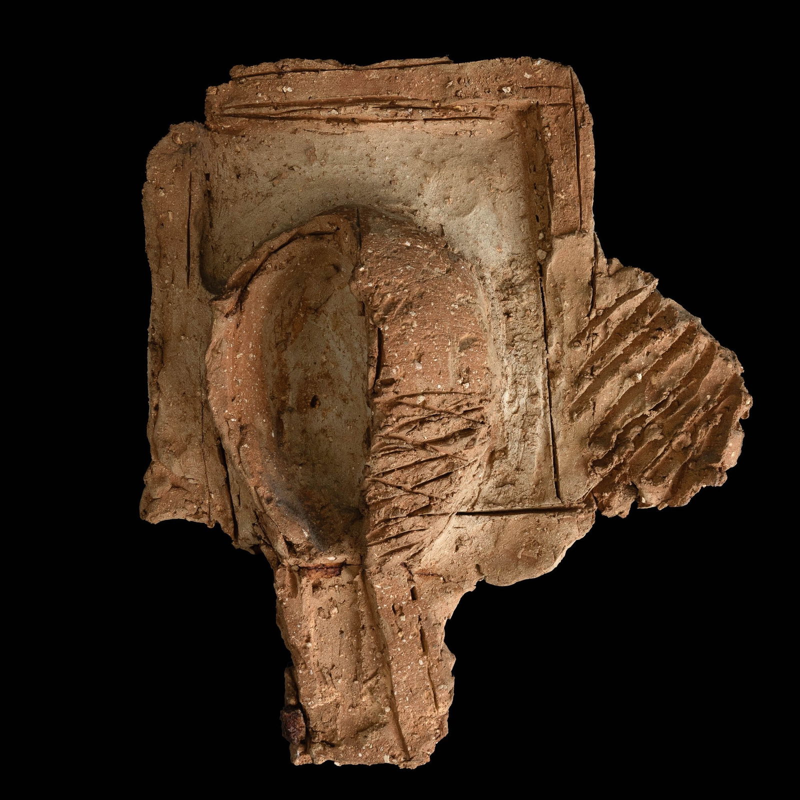 Nanni Valentini 1932 Sant’Angelo in Vado (PU)-1985 Vimercate (MB) Untitled: terracotta sculpture. 1960-1983. signature, date and dedication on the back. Artwork donated by the artst Private collection, Milan