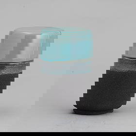 Ettore Sottsass 1917-2007 E. Sottsass, Bitossi, Montelupo 1960 ca: A ceramic box with an enamel decor and a rough opaque surface. Signed 198 Il Sestante Sottsass, altezza cm 14,5 diametro cm 8,5