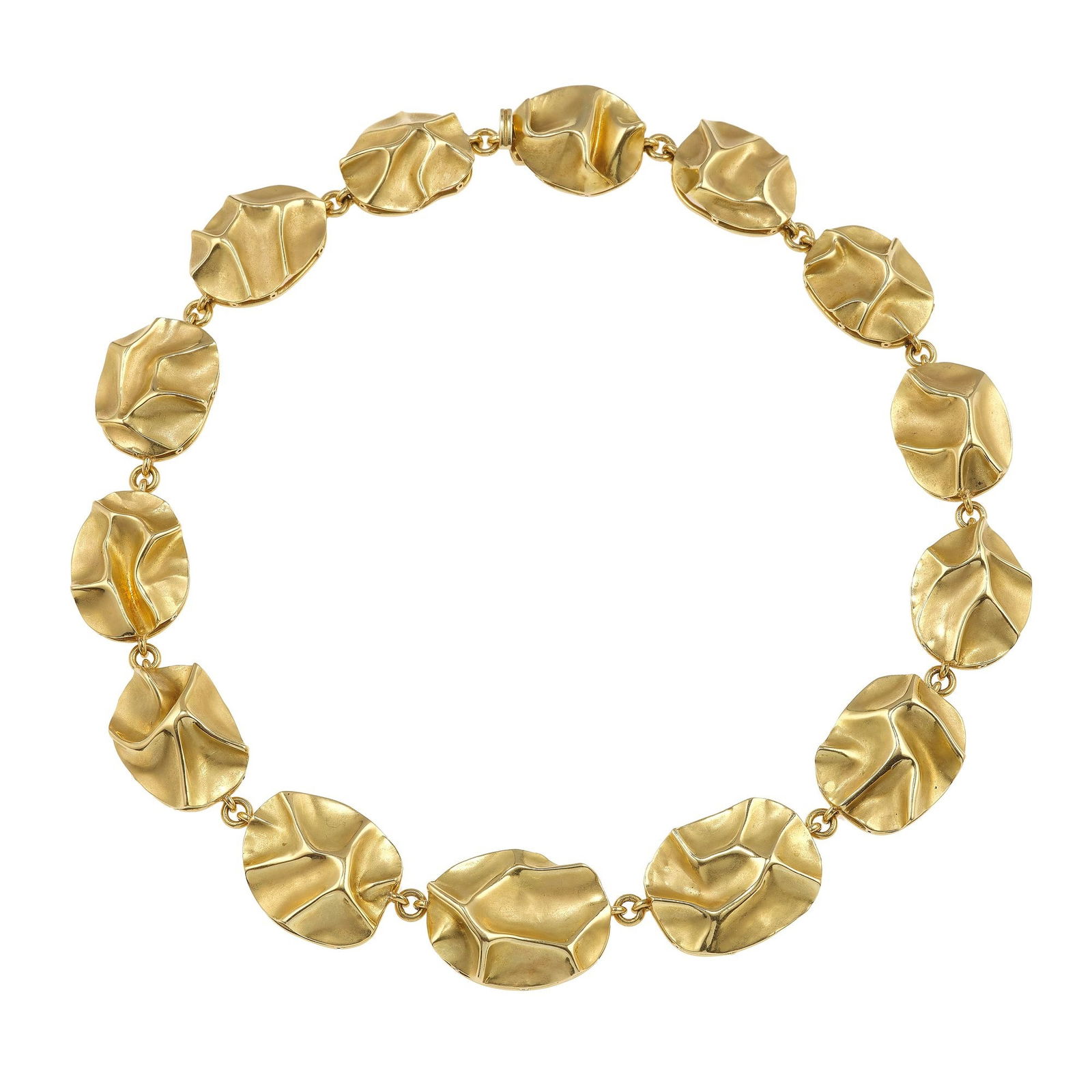 Gold necklace. Signed Cirio, Torino