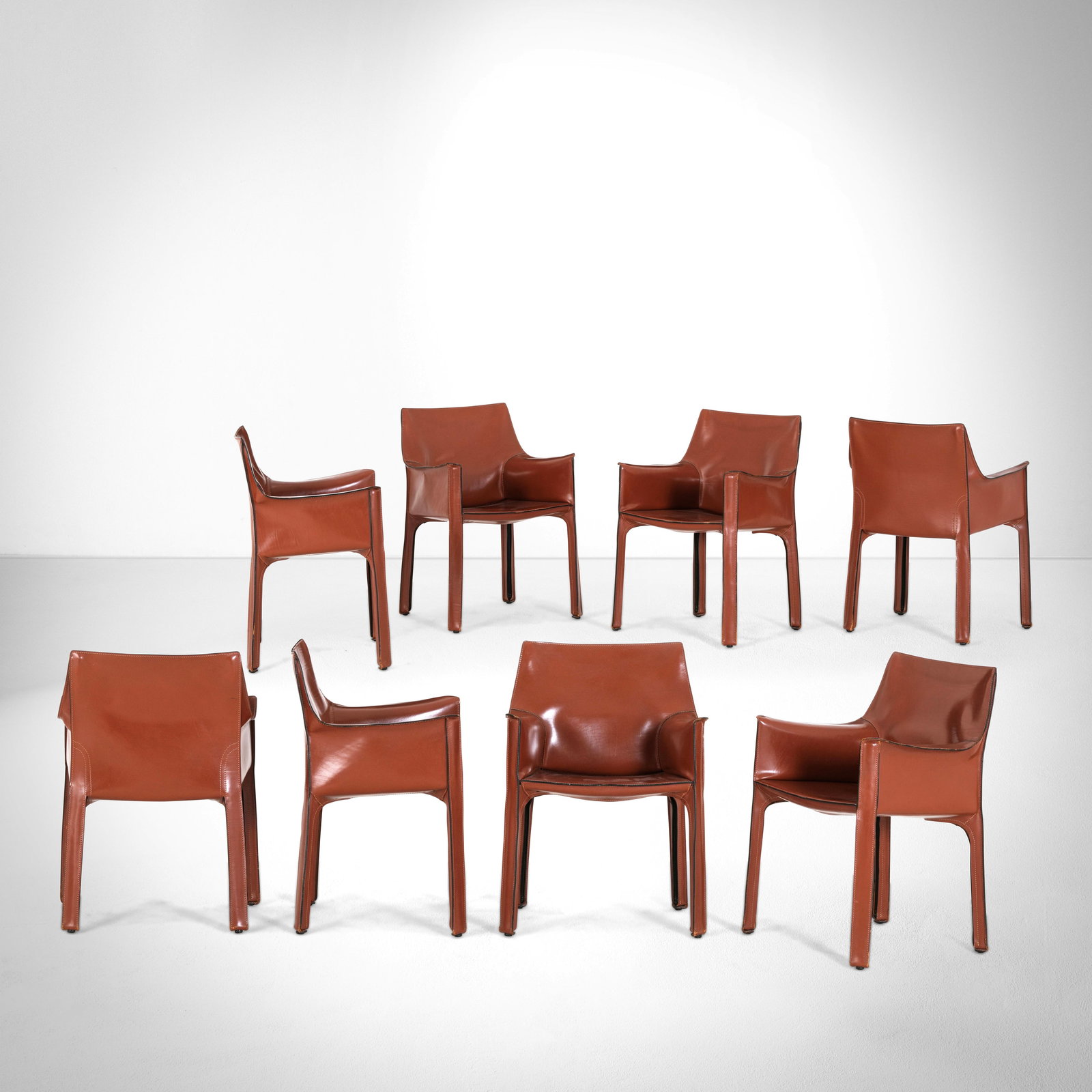 Mario Bellini Otto poltroncine mod. Cab 413 (1 of 3)