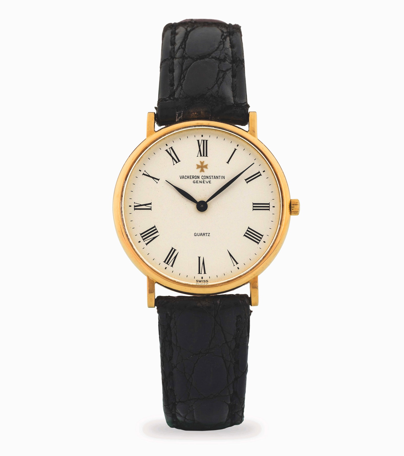Vacheron & Constantin Patrimony in 18k yellow gold, white dial with Roman numerals, circa 1990 (1 of 4)