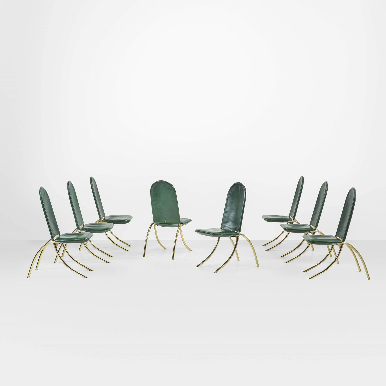 Gabriella Crespi Eight Jacaré chairs from the Unicum series. (1 of 1)