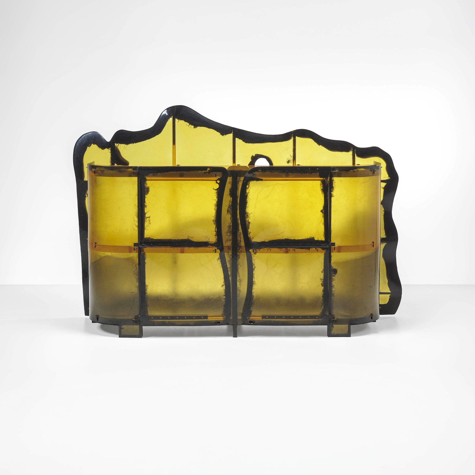 Gaetano Pesce Sideboard from the Series Nobody’s Perfect: Resin structure. Marked. Certificate of authenticity. Zerodisegno, Italy, 2002.