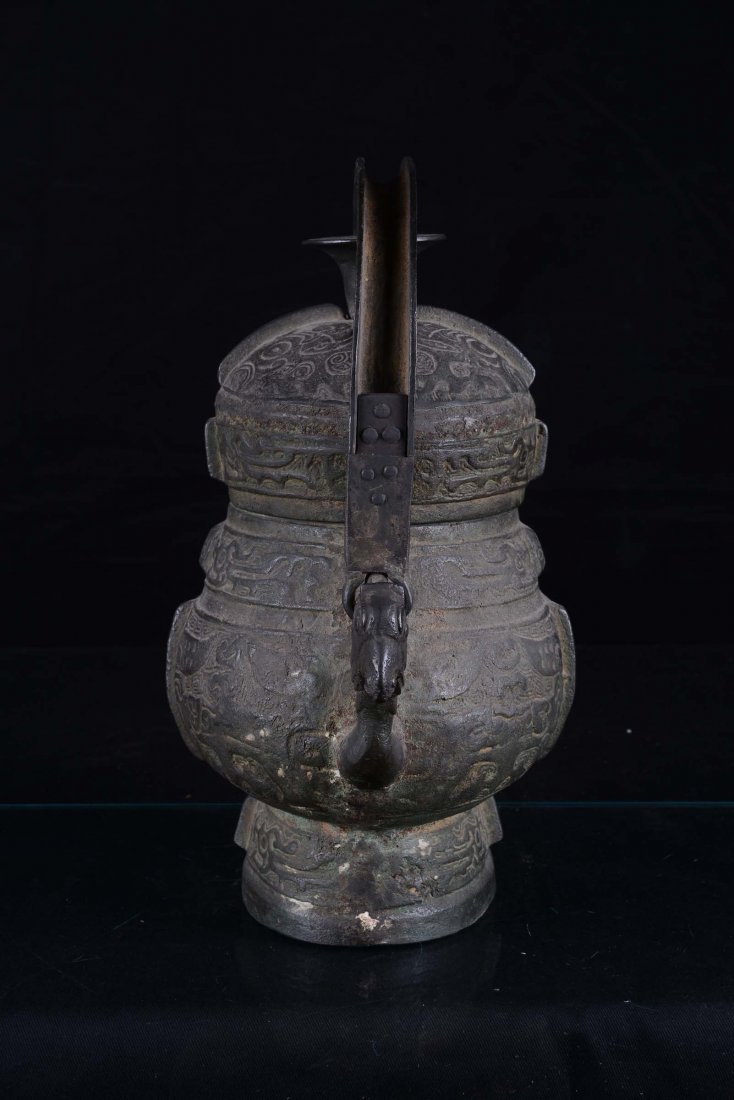 An archaic dark coating bronze censer, China, Ming Dyna - 3