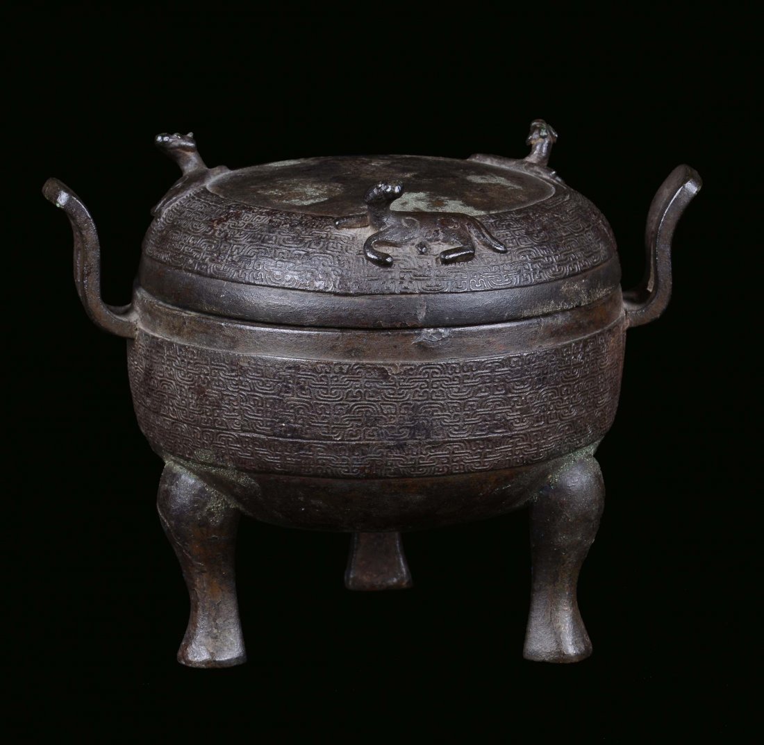 A bronze censer, archaic shape, China, Ming Dynasty, 17