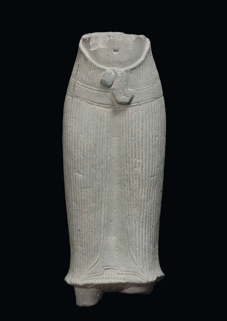A fragment of a stone sculpture, Khmer, Indochina, 11th