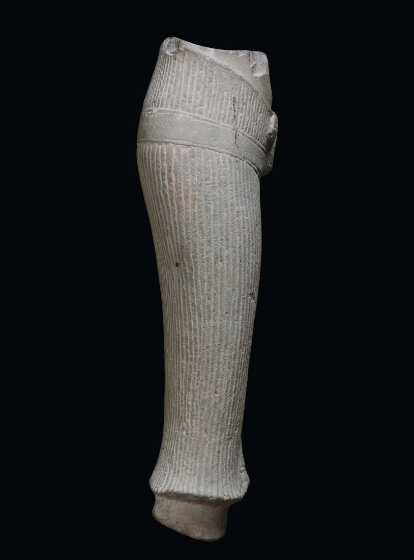 A fragment of a stone sculpture, Khmer, Indochina, 11th - 3