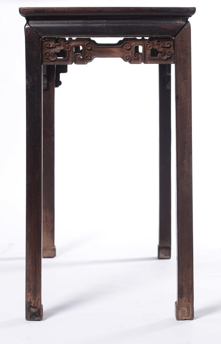 A Homu console with briar-root surface, China, Qing Dyn - 2